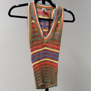 Missoni colorful Striped Knit Tank Top